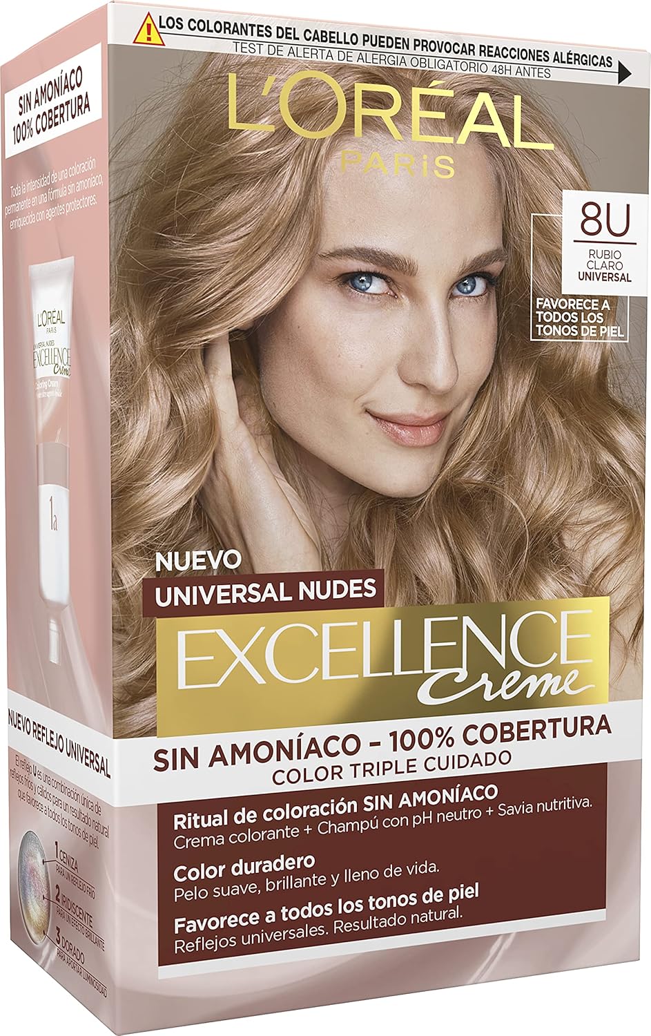 Excellence Creme Universal Nudes Ink 8U-Light Blonde