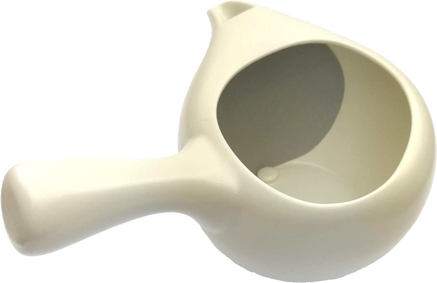 TeaClub Kyusu Japanese Ceramic Teapot with Infuser Single Hand Teapot Tea Instructor