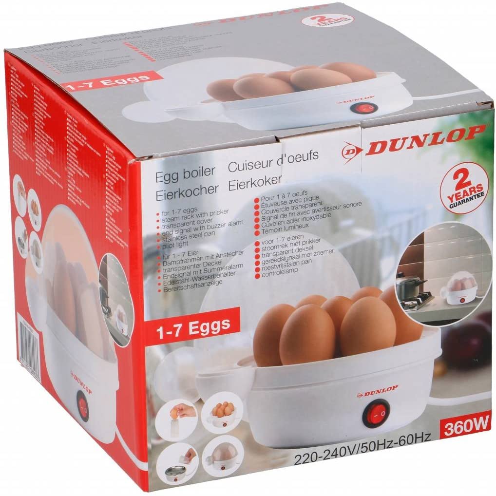 Dunlop Electric Egg Boiler Electric Cooker Steam Cooker Steamer Kitchen Appliance Kitchen Set