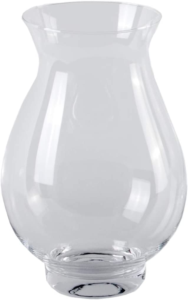 Varia Living Glass Insert with Base Replacement Glass for Indoor or Garden Suitable for Tea Light Holder Herodot Mouth-Blown Glass Large Lantern in Nordic Style