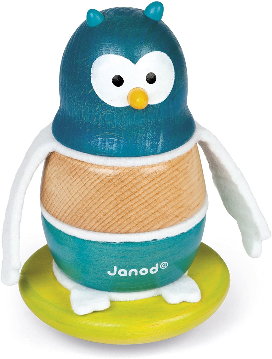 Janod Owl Stacking/ Rocking Toy