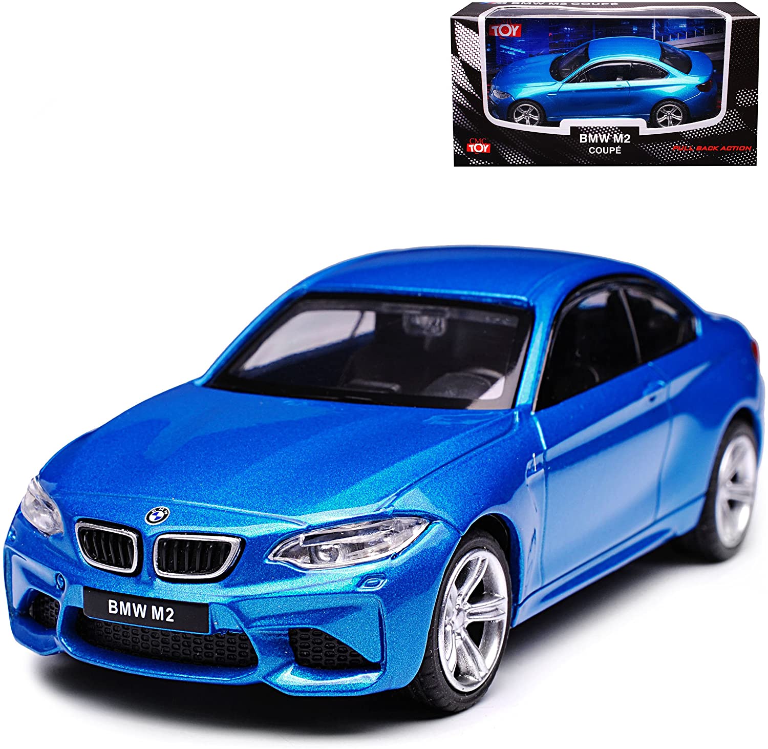 CMC Toy B-M-W Unknown B-M-W 2 F22 M2 F87 Coupe Blue From 2013 1/43 Cmc Toy Model Car With