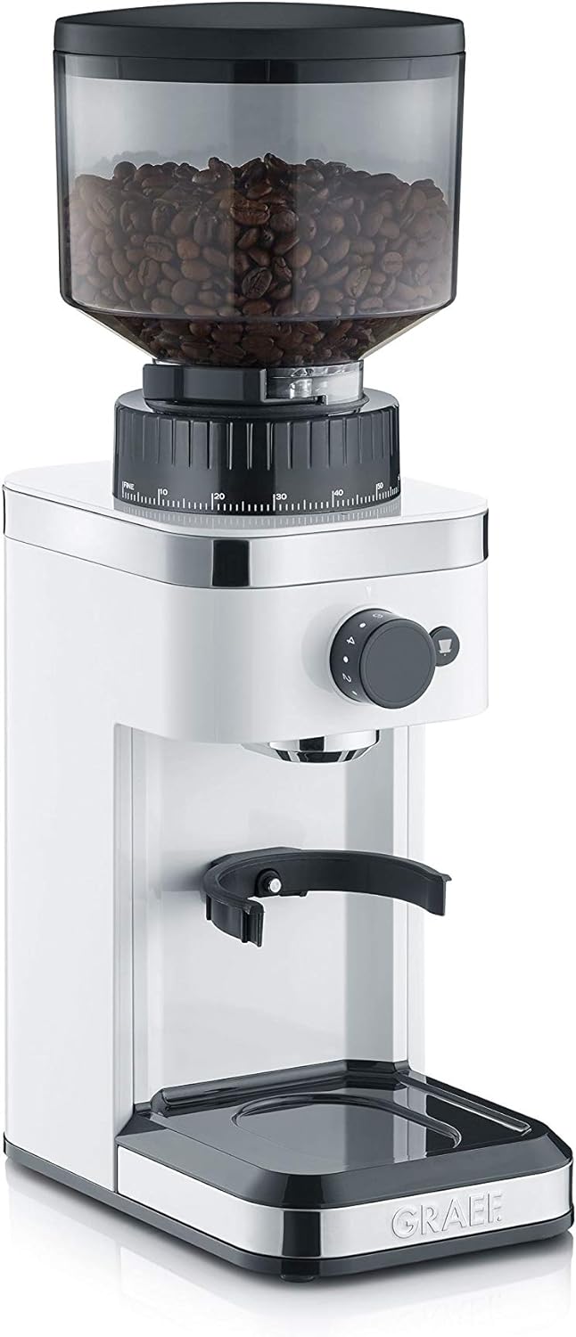 Graef CM501EU Coffee Grinder 135 Stainless Steel White