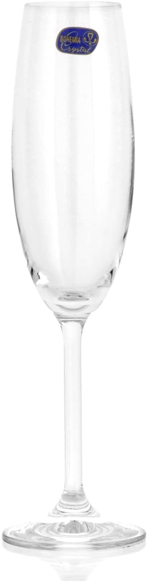 Enoteca Bohemia Crystal Wine Glasses, 6 Units