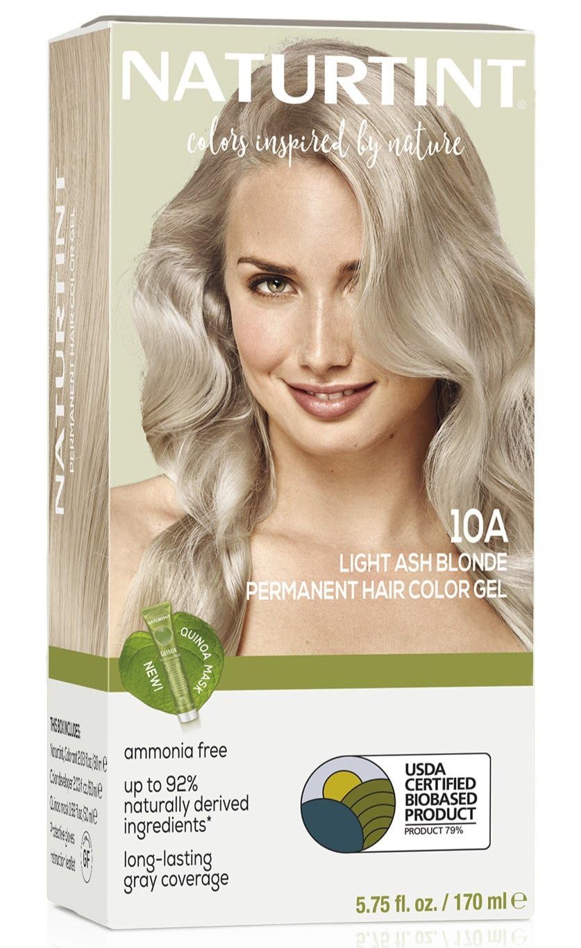 Naturtint Natural Tint Permanent Hair Color 10 A Light Ash Blonde, 5.28 fl oz (Pack of 6) by Nature Tint