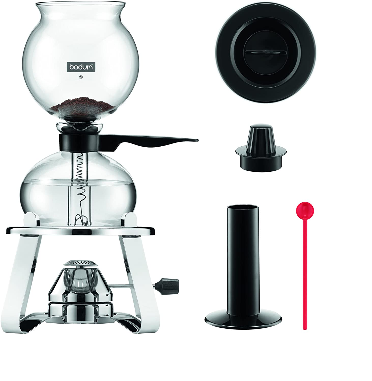 Bodum Coffee Maker, Glass, Black, 30 x 36.8 x 15.9 cm