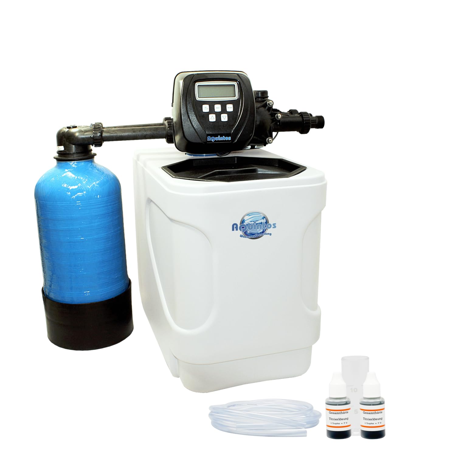 MKC Twin Double Softening System - Fully Automatic Water Softening with Dual System | Efficient Limescale Protection Solution for Household & Commercial (Set 1)