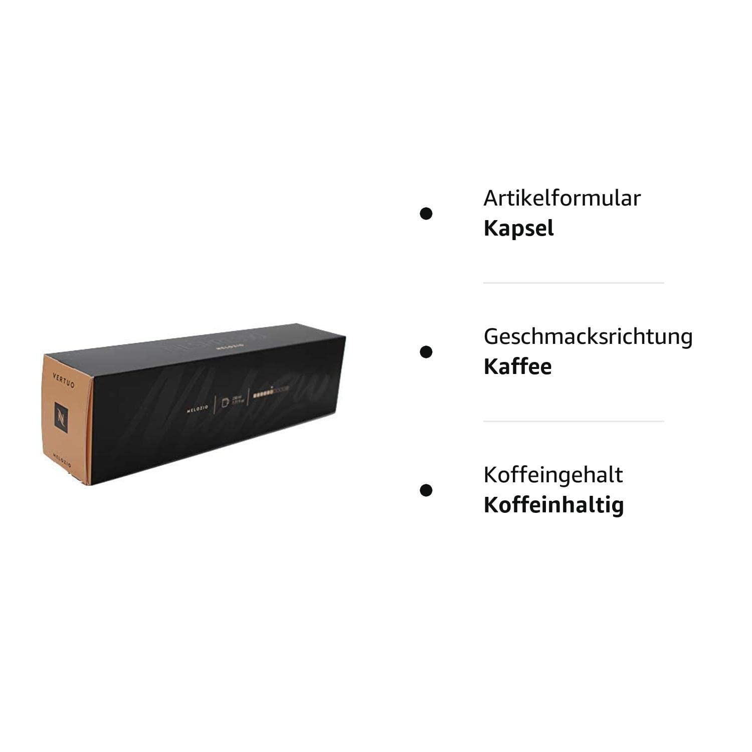 Nespresso Vertuo Melozio 230 ml 6/11 – 30 Capsules, Only for the Latest System