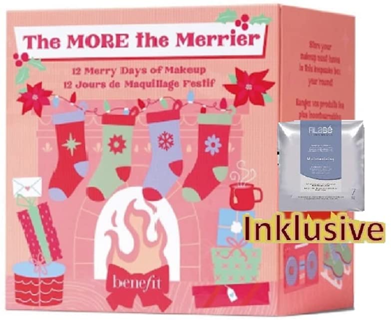 Benefit Adventskalender 2021 Women\'s Beauty Cosmetics Advent Calendar for Women and Girls, 12 Gifts Value €300 Care, Christmas Calendar, Advent Calendar, 