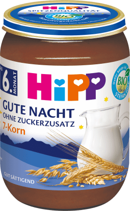 HiPP Evening porridge Goodnight 7-grain from the 6th month, 190 g