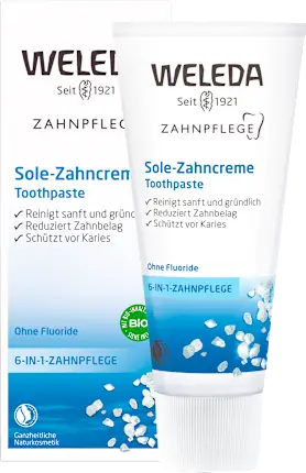 WELEDA Toothpaste brine fluoride-free, 75 ml