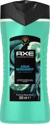 AXE Shower gel Aqua Bergamot, 300 ml