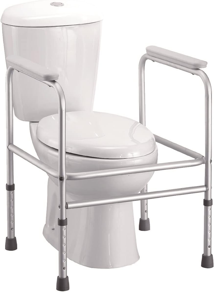 Elite Care Toilet Safety Frame Rails Surround Height Adjustable Rail