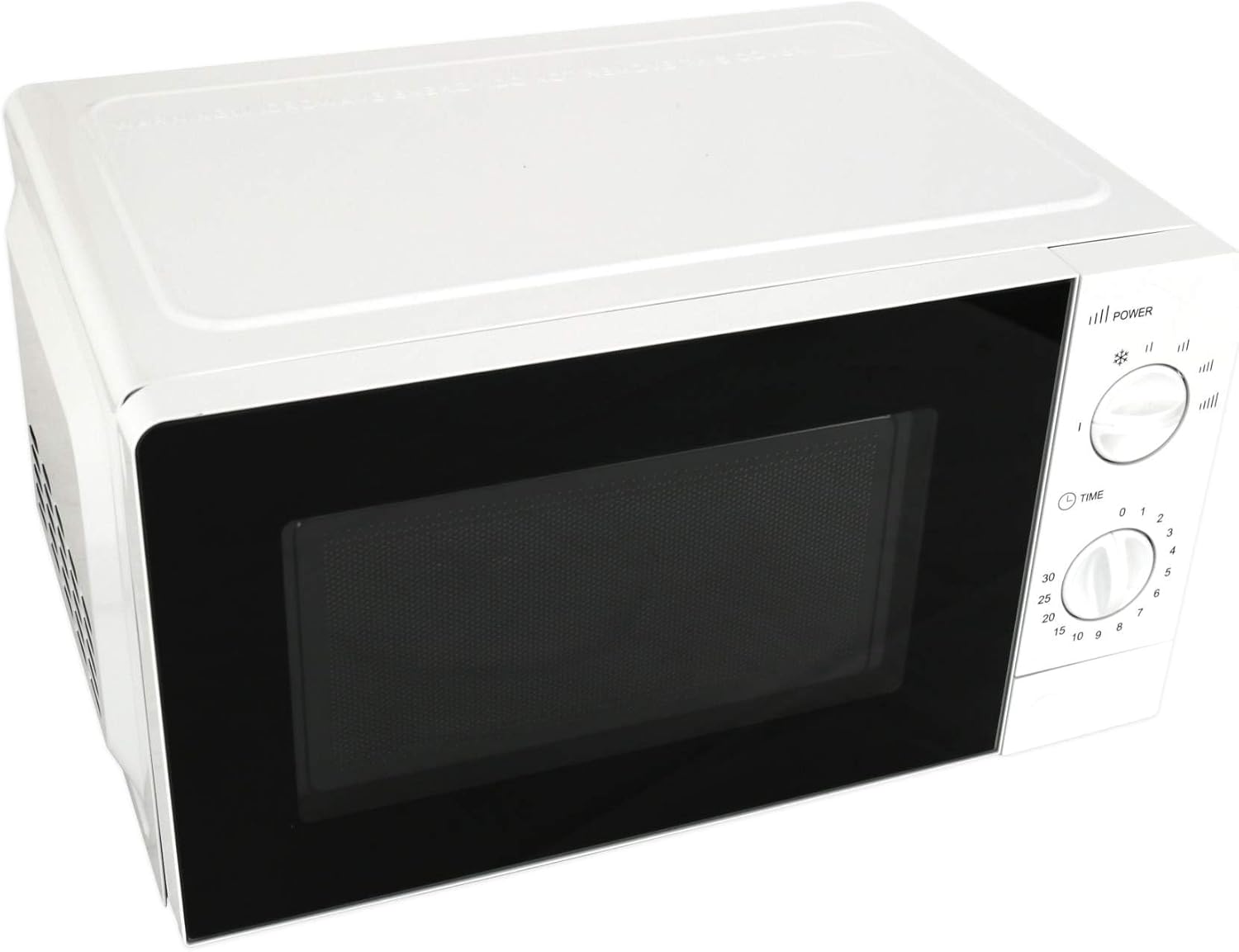 Deski Microwave 20 Liters 700 Watt White 6 Levels Microwave Oven
