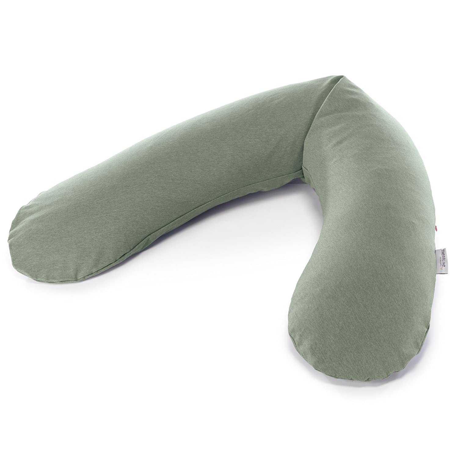 Theraline Cover for Nursing pillow cover the Original 190 cm Melange Khakigrün