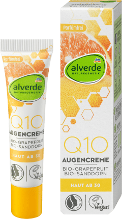 alverde NATURKOSMETIK Q10 Augencreme, 15 ml