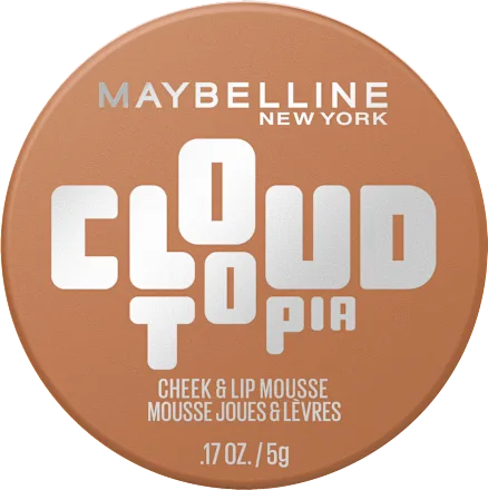 Maybelline New York Blush Cloudtopia Cheek & Lip Mousse 12 Toasted Sky, 5 g