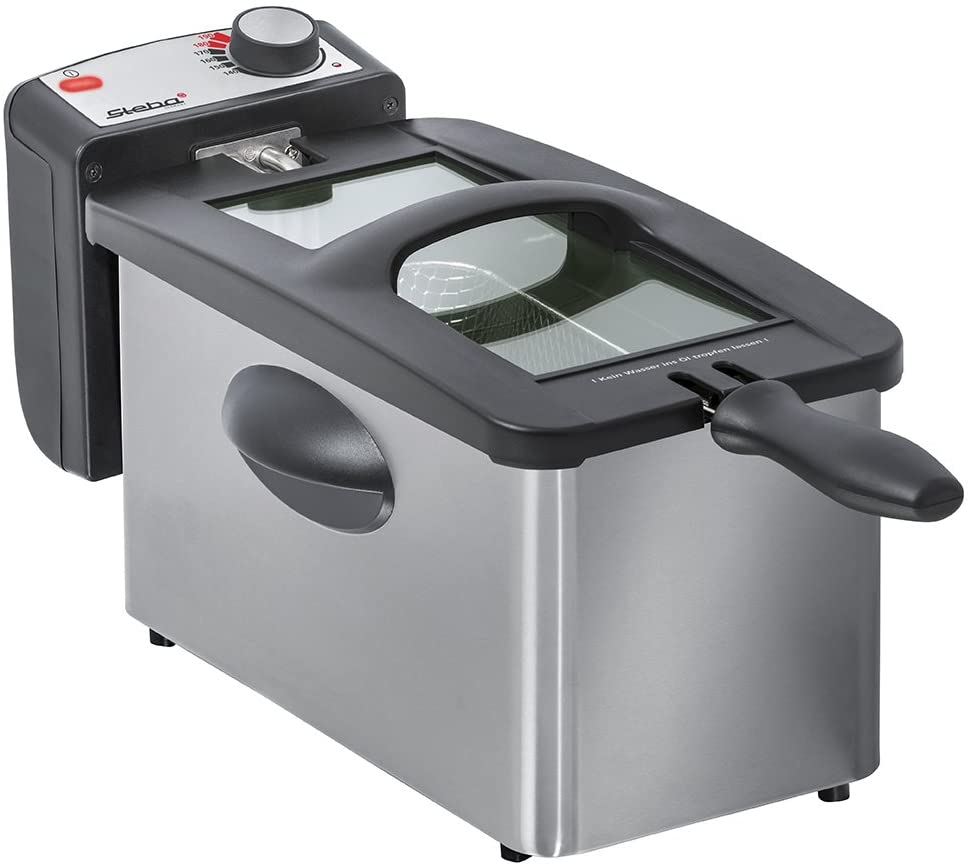 Steba DF 180 - deep fryers (3l, 1 kg, 190 °C, Single, Stainless steel, Stand-alone)