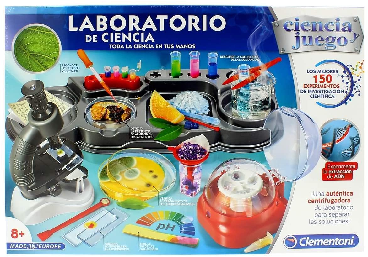 Clementoni Laboratory Cienia Science And With 150 Experiments, Multi-Colour