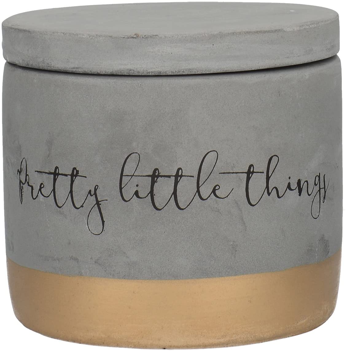 Creative Tops Ava & I \'Pretty Little Things\' Concrete Jewellery Pot 10 x 9.5 cm
