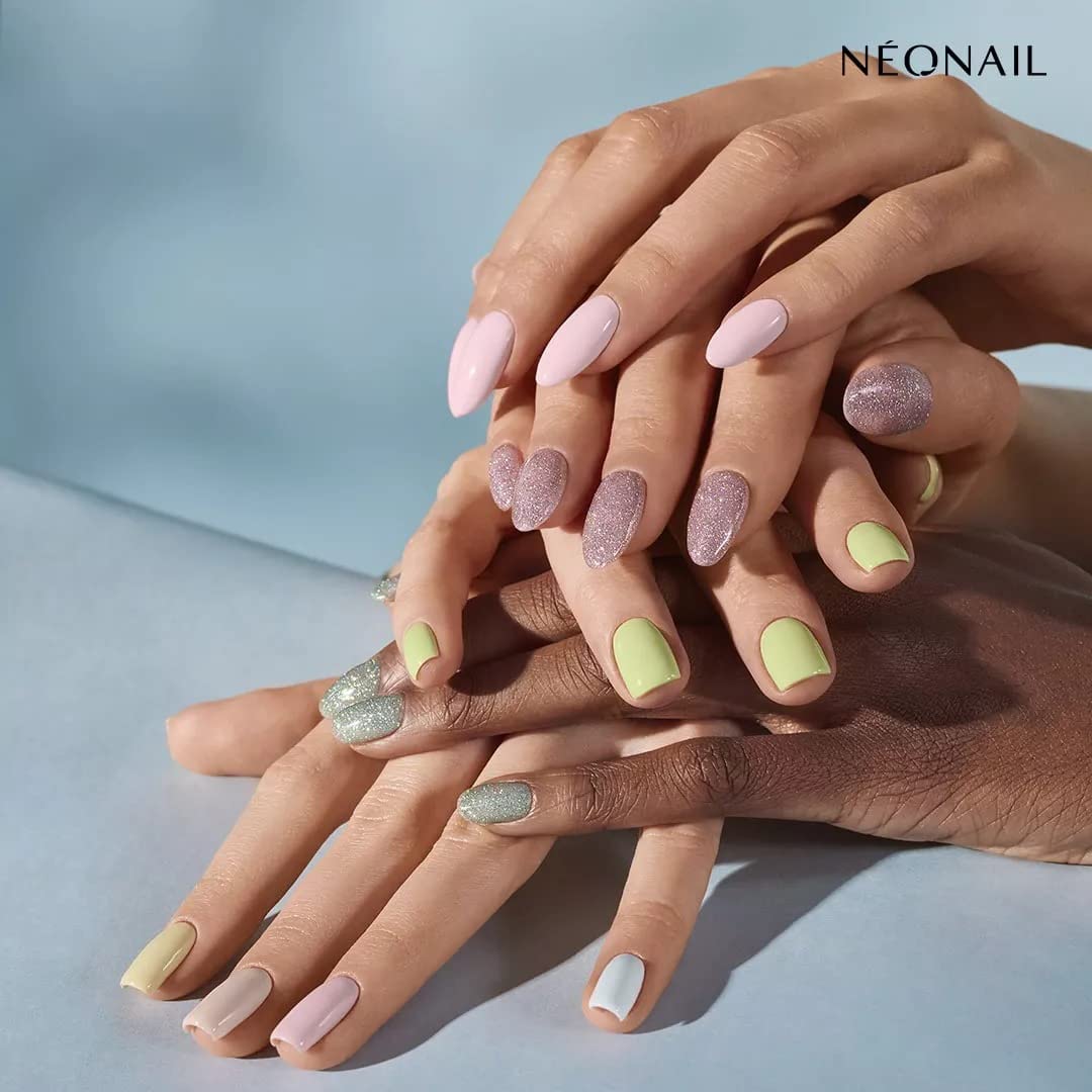 NEONAIL UV Nail Polish 7.2 ml Blue Creative Spark NEONAIL Colours UV Varnish Gel Glitter Nails Nail Design Shellac