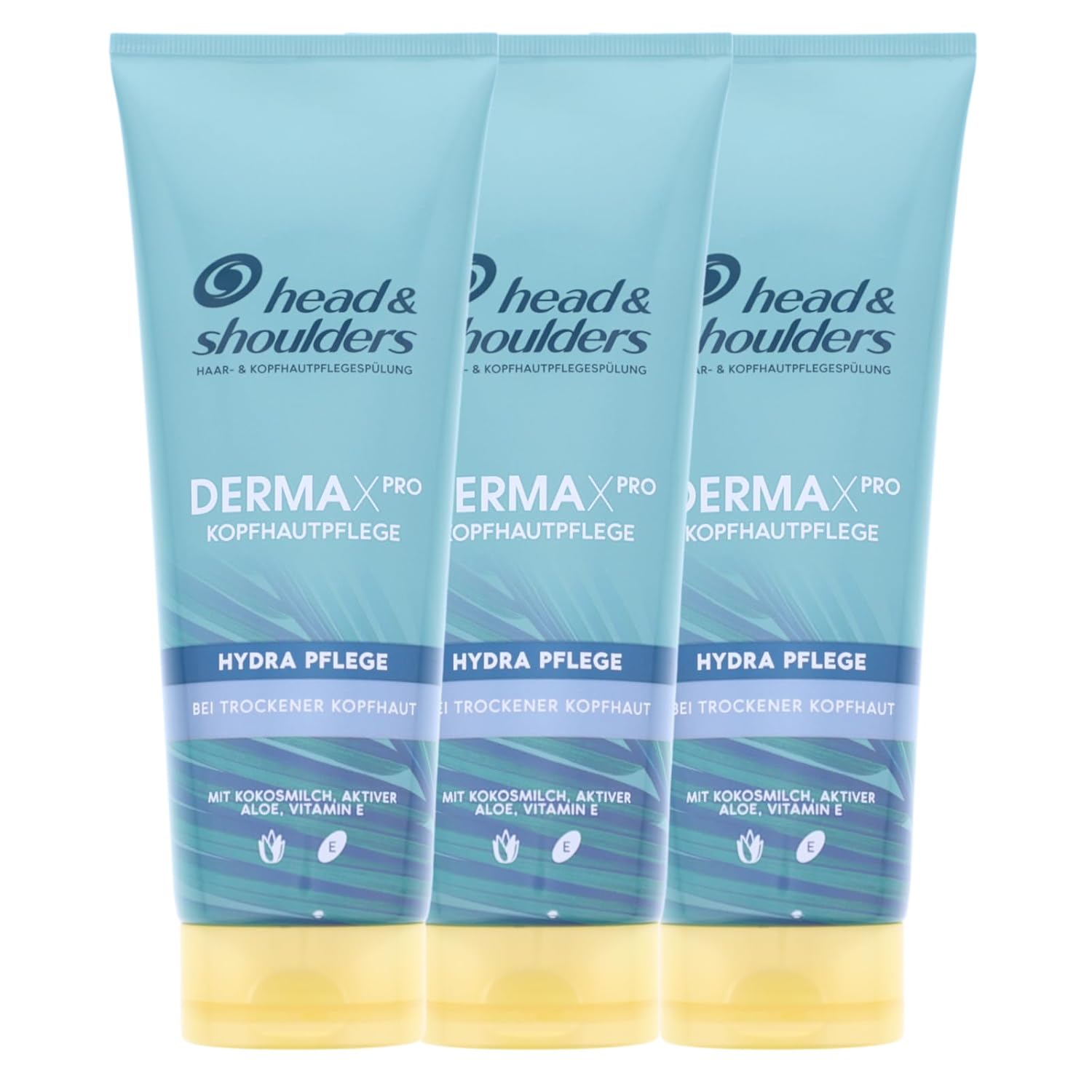 head&shoulders Head & Shoulders Dermaxpro Hydra Scalp Care Conditioner with Aloe 220 ml Pack of 3