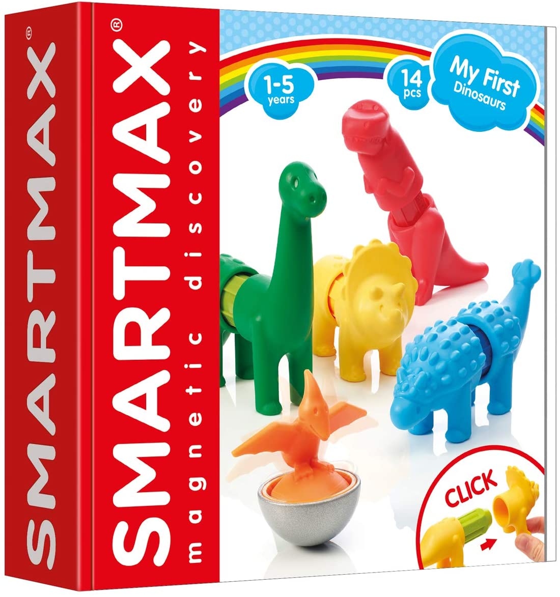 Smart Games Smart Max- My First Dinosaurs, Multicoloured (Lúdilo Smx223)