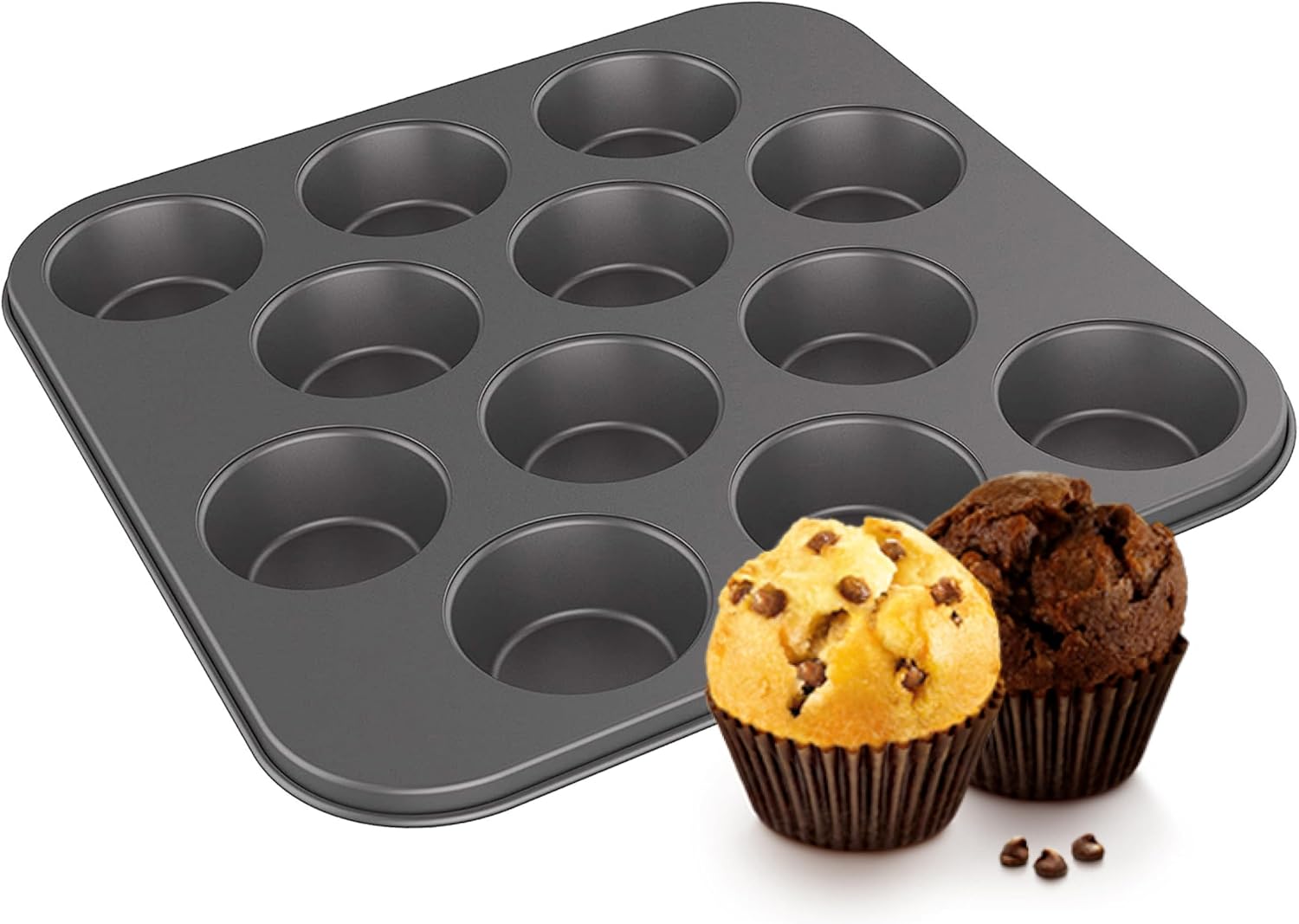 Ninja Medium Grey 12 Cup Muffin Pan