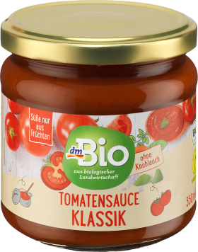 dmBio Tomato sauce Classic, 350 ml