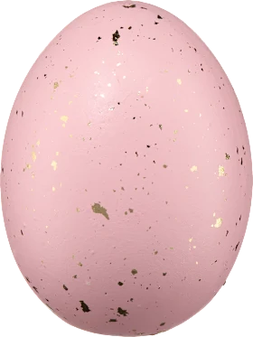 Dekorieren & Einrichten Ceramic egg with golden speckles, pink, 1 piece