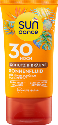 SUNDANCE Sun Fluid Face, Protection & Tan SPF 30, 50 ml