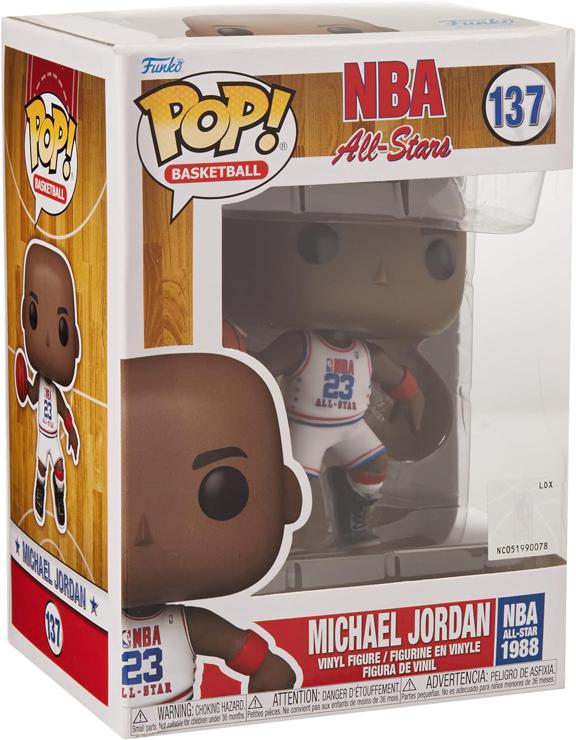 Funko Pop! NBA Legends-Michael Jordan - (1988 ASG) - Vinyl Collectible Figure - Gift Idea - Official Merchandise - Toys For Children and Adults - Sports Fans - Model Figure For Collectors