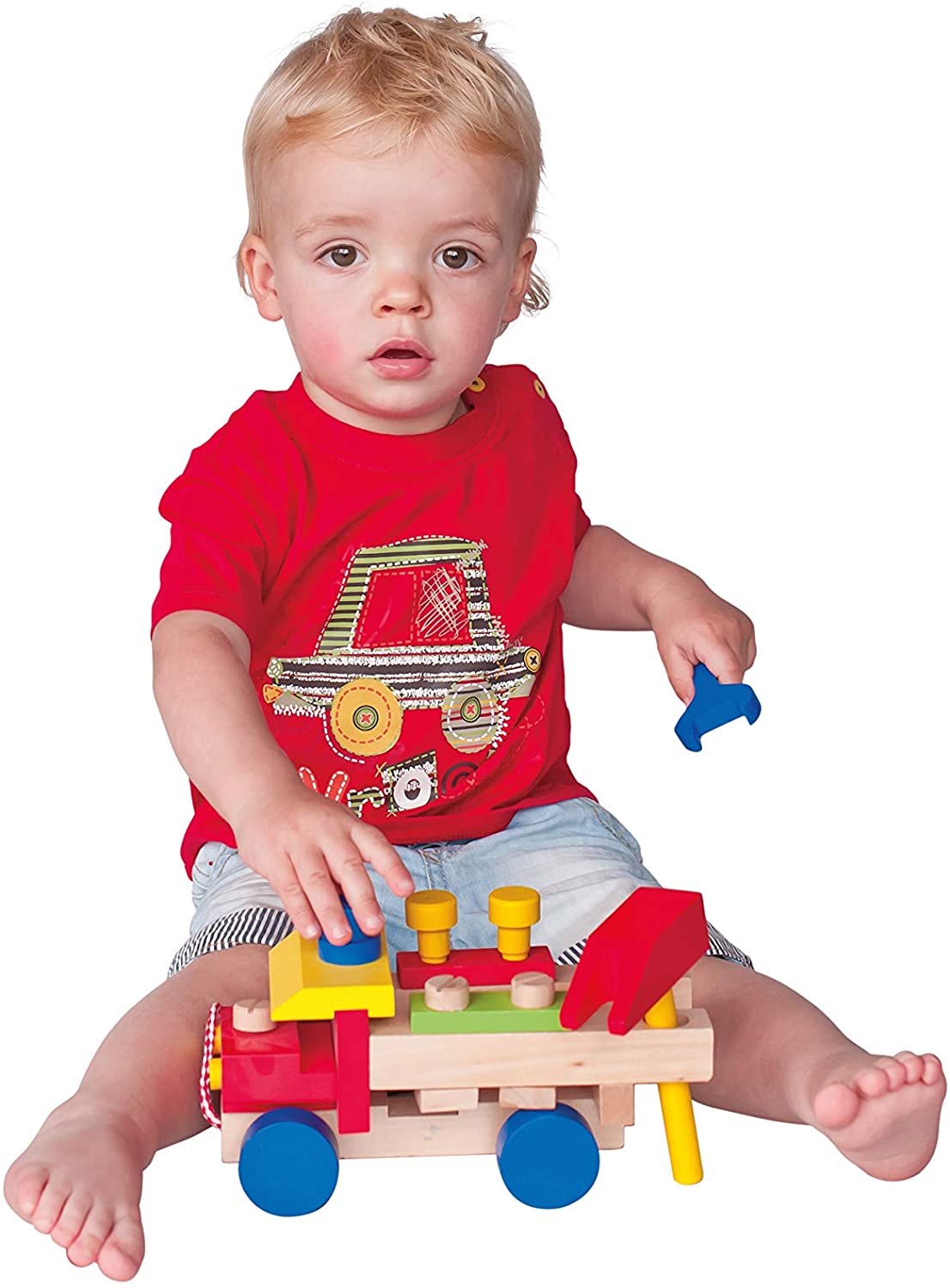 woody Woodyland 22 X 15 Cm Didactic Toys Assembled Lorry (17-Piece)
