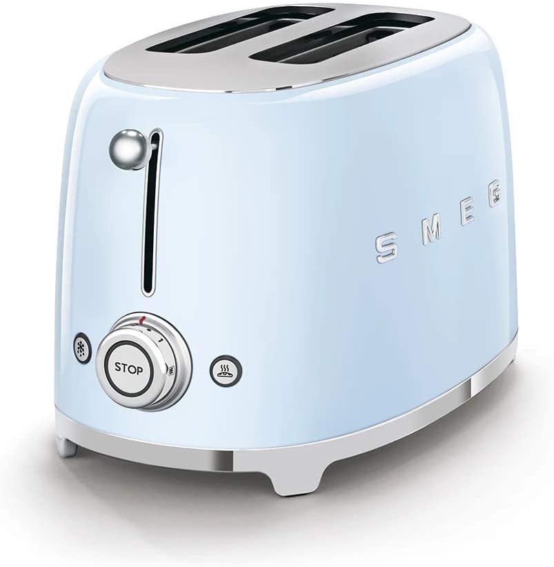 Smeg Toaster 2 Discs 50s Blue