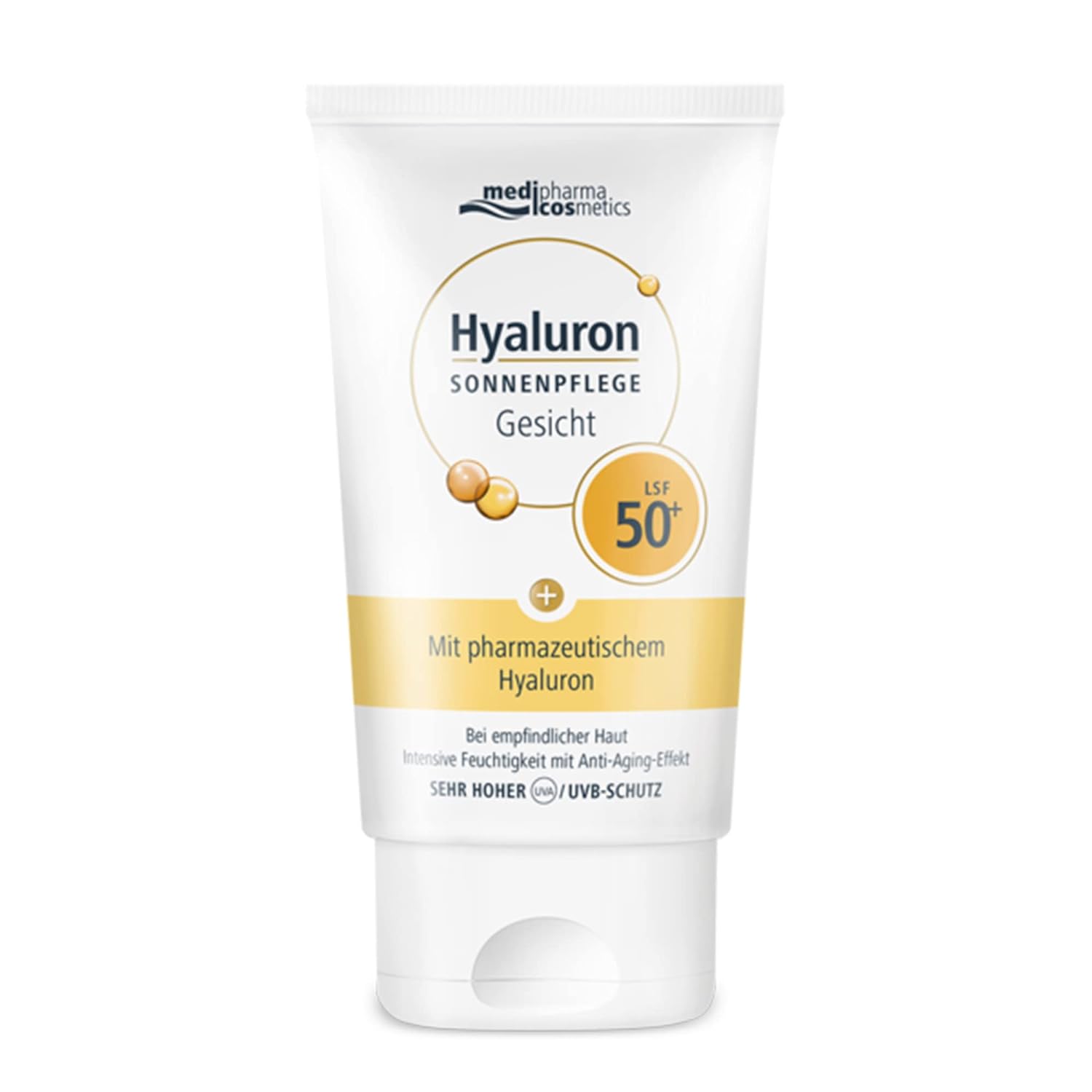medipharma cosmetics Hyaluronic Sun Care Face Cream SPF 50+ 100 g
