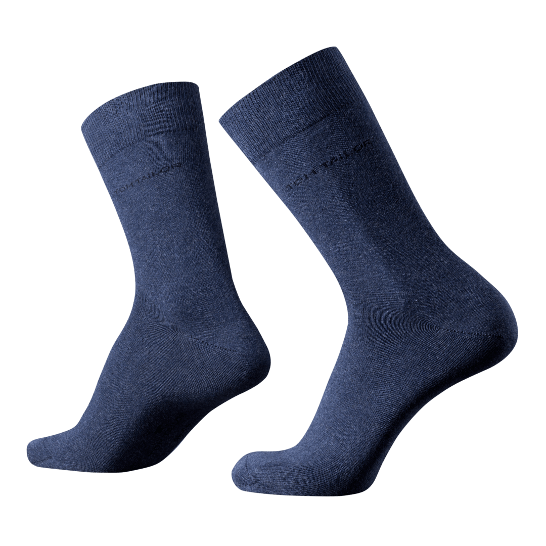 Tom Tailor 3-Pack Of Mens Socks Gr. 43-46, Blue, 1 St
