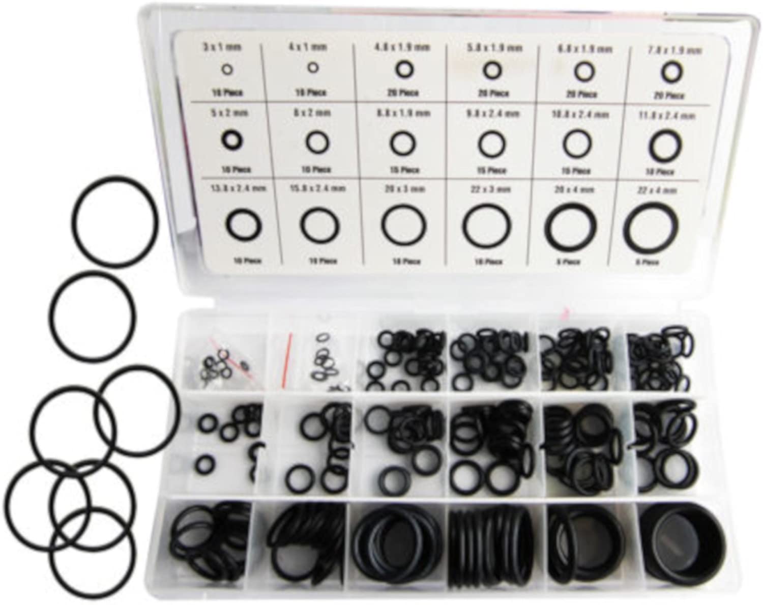 Benson Tools O Rings 225 Pieces Assorted Sealing Ring Set