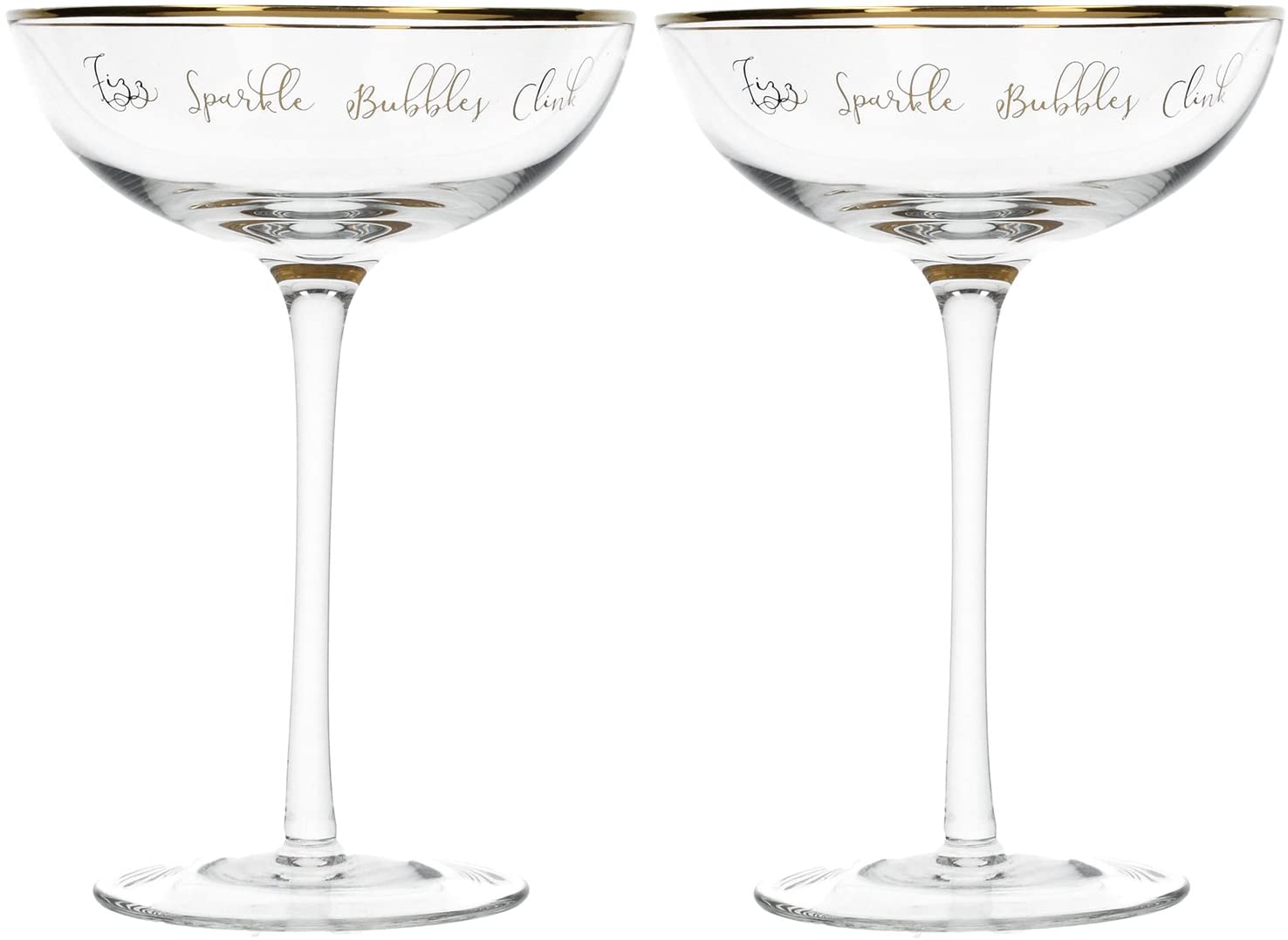 Creative Tops \"Ava & I\" Champagne Coasters, 250 ml, Pack of 2