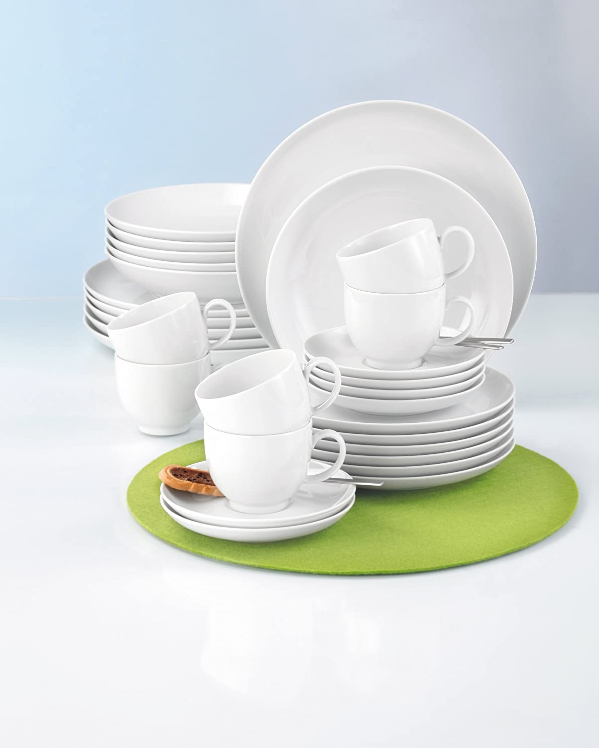 Lido Coffee Service White Uni 00003 by Seltmann Weiden