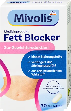 Fat blocker tablets, 30 tablets