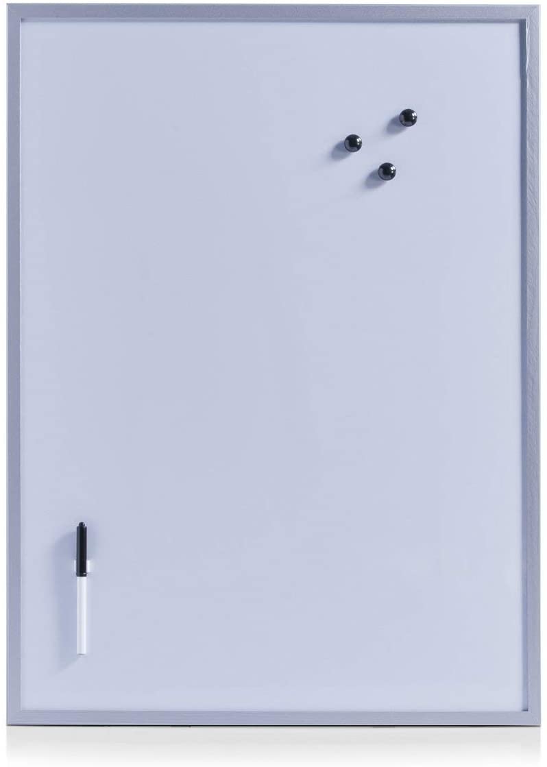 Zeller 11510 Magnetic Writing Board 60 X 80 Cm Aluminium Grey