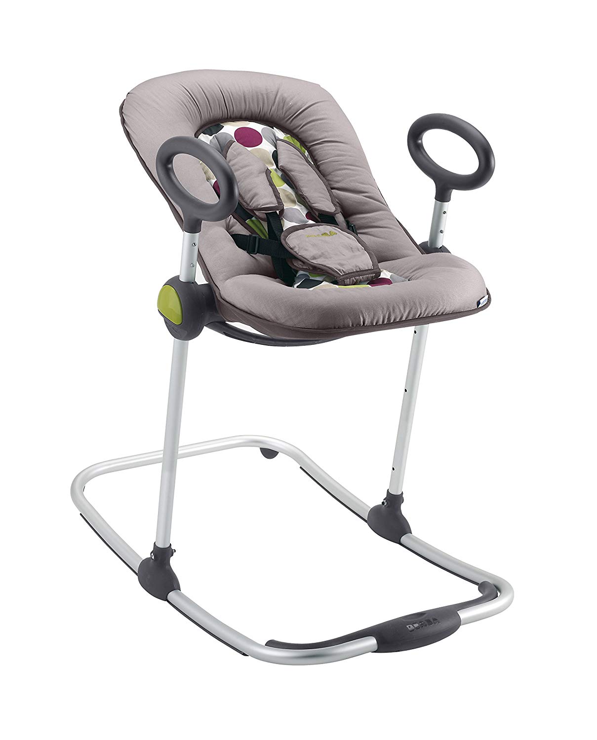 BÉABA - Baby bouncer Up & Down I - Adjustable by simple pressure - 4 height levels - 3 tilt positions - For babies and toddlers - Seat reducer for newborns - Ultra comfortable - Black