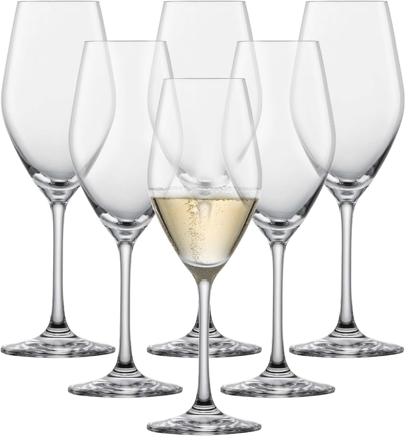 Schott Zwiesel Vina Champagne Glasses 70 x 212 mm Crystal Glass Set of 6 Item No. 111718