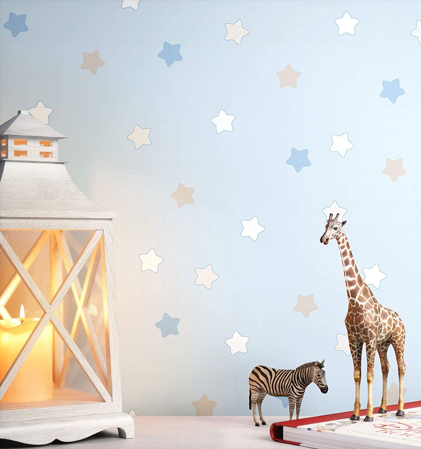 Newroom Design Newroom Childrens Wallpaper Blue Paper Wallpaper White Paper