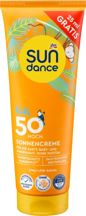 SUNDANCE Kids sunscreen SPF 50 overfill, 125 ml