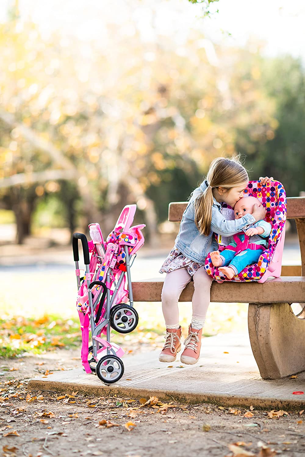 Joovy 042 Caboose Double Pushchair (Pink)