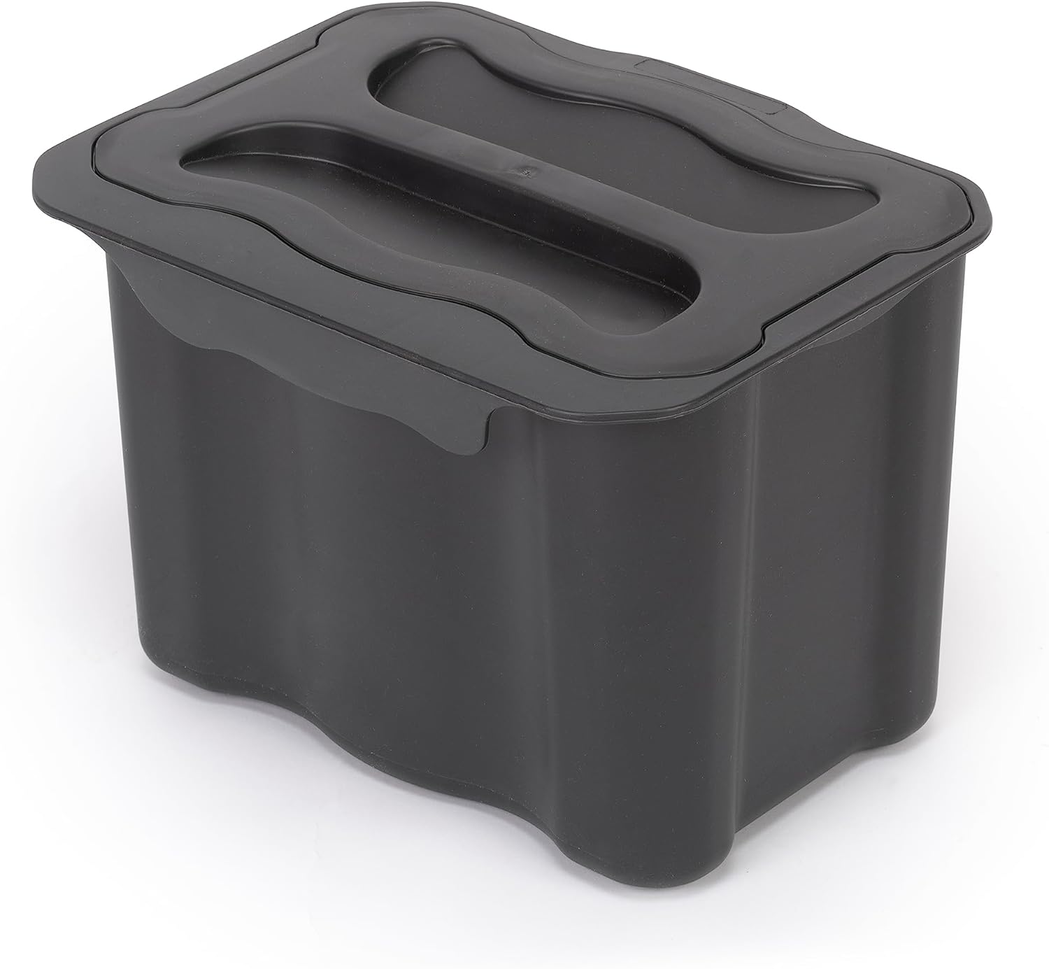 Emuca Recycle Additional Recycling Container, Small Buckets, 5 L, for Kitchen, Anthracite Gray Plastic, 1 Unit