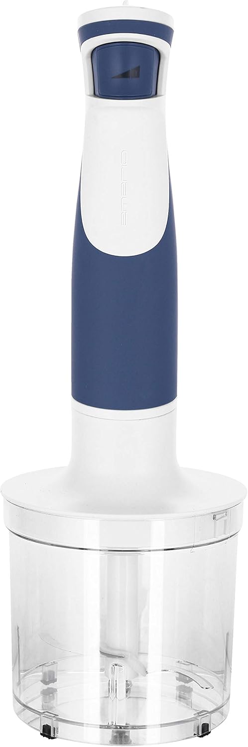 Emerio HB-113257.2 Hand Blender Set with Stand BPA Free Swiss Design 1-Finger Speed ​​Control High Performance DC Motor 500 Watt