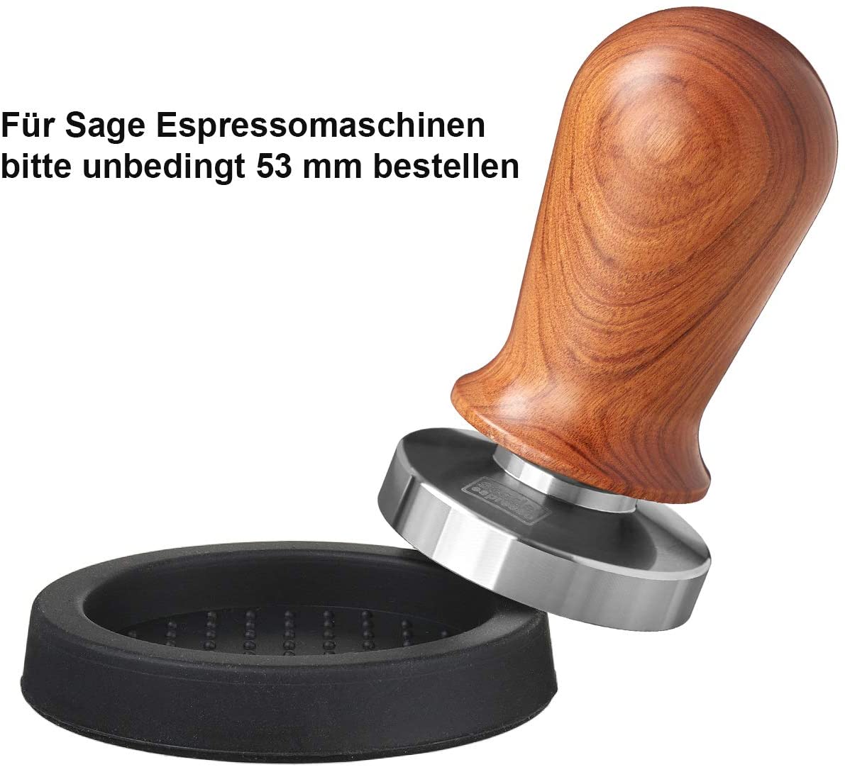 scarlet bijoux Scarlet Espresso Perfetto Tamper For Barista; Calibrated To 35 Lbs Contact 