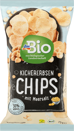 dmBio Chickpea chips, 75 g